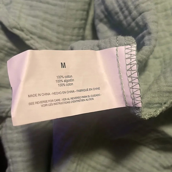 Anne Klein ladies guaze button up shirt - Picture 6 of 7